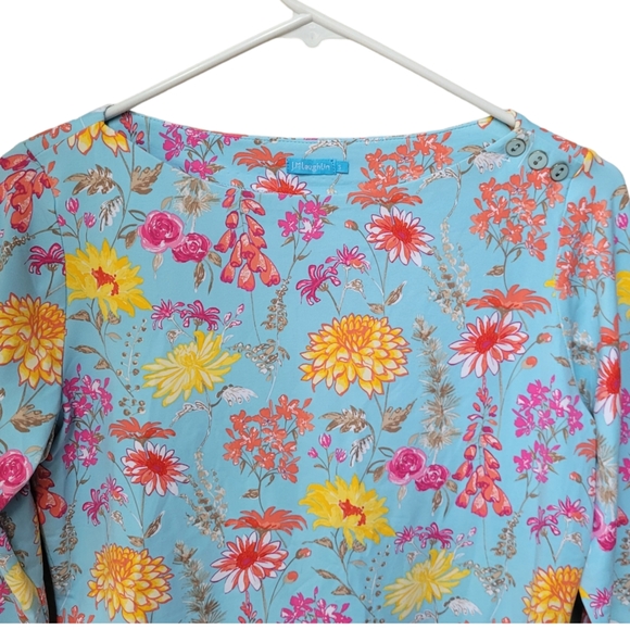J.McLaughlin Catalina Cloth Floral Boatneck Top Size S NWOT - Picture 3 of 15